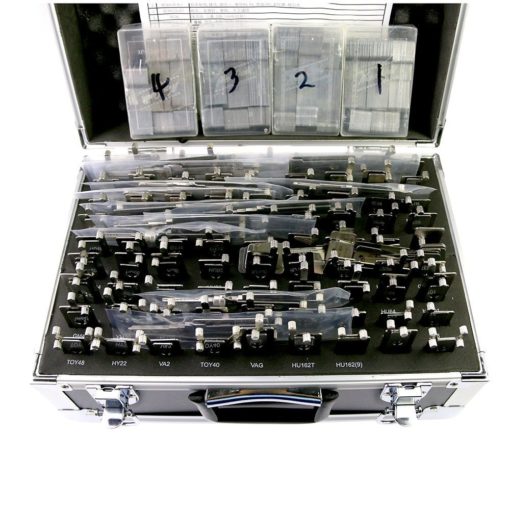 Mr. Li Original Lishi 2in1 Decoder and Pick - 93 Pieces Full Set w/ Storage Case