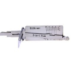 Classic Lishi B106 GM37 (Non-warded) 2in1 Decoder and Pick for GM Z Keyway