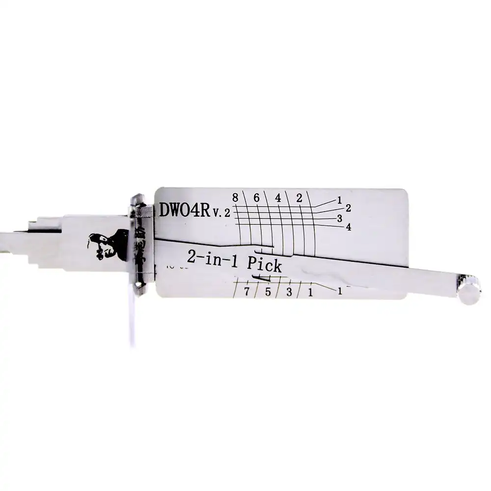 Classic Lishi DWO4R 2-in-1 Decoder and Pick for Chevrolet, Daewoo