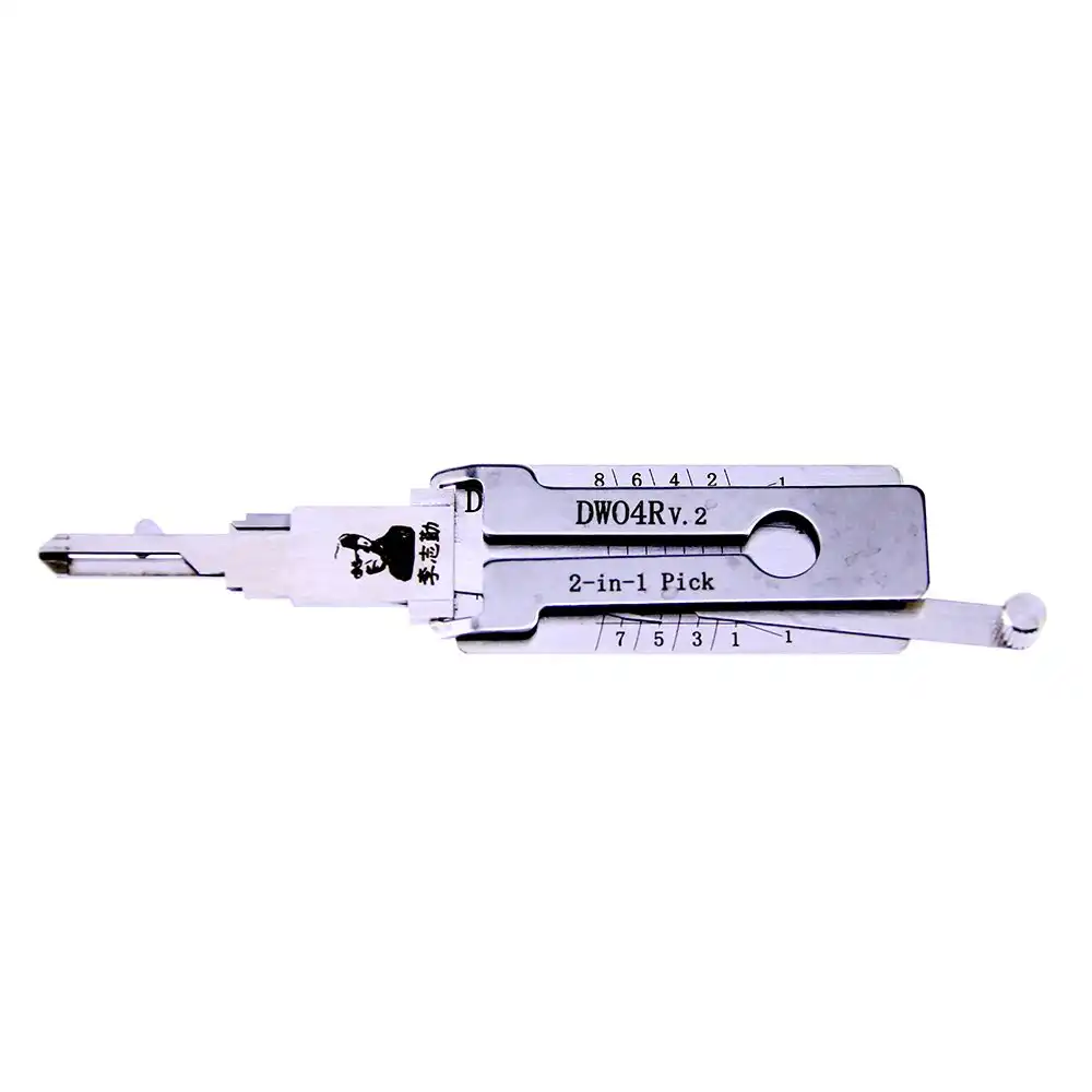 Classic Lishi DWO4R 2-in-1 Decoder and Pick for Chevrolet, Daewoo