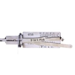 Classic Lishi GT15 2in1 Decoder and Pick