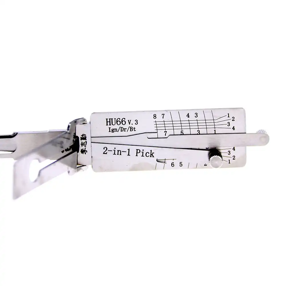 Classic Lishi HU66 (Twin Lifter) 2-in-1 Decoder and Pick for VAG