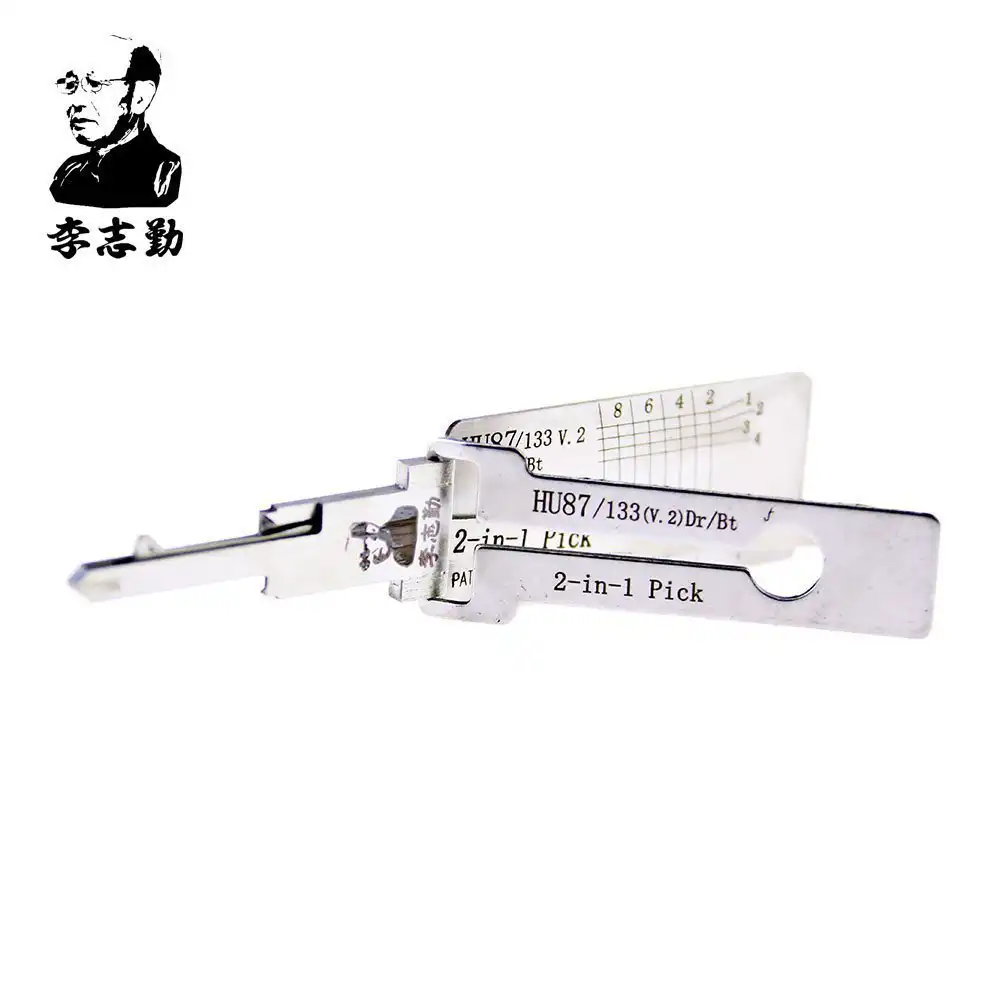 その他 LISHI HU87/133 V.2 Dr/Bt 2-in-1 PickISU5 Classic Lishi HU87 HU133 2-in-1 Decoder and Pick for Nissan