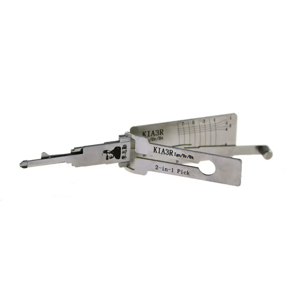 リリスツール　2セット Classic Lishi KIA3R 2-in-1 Decoder and Pick for KIA - Classic Lishi
