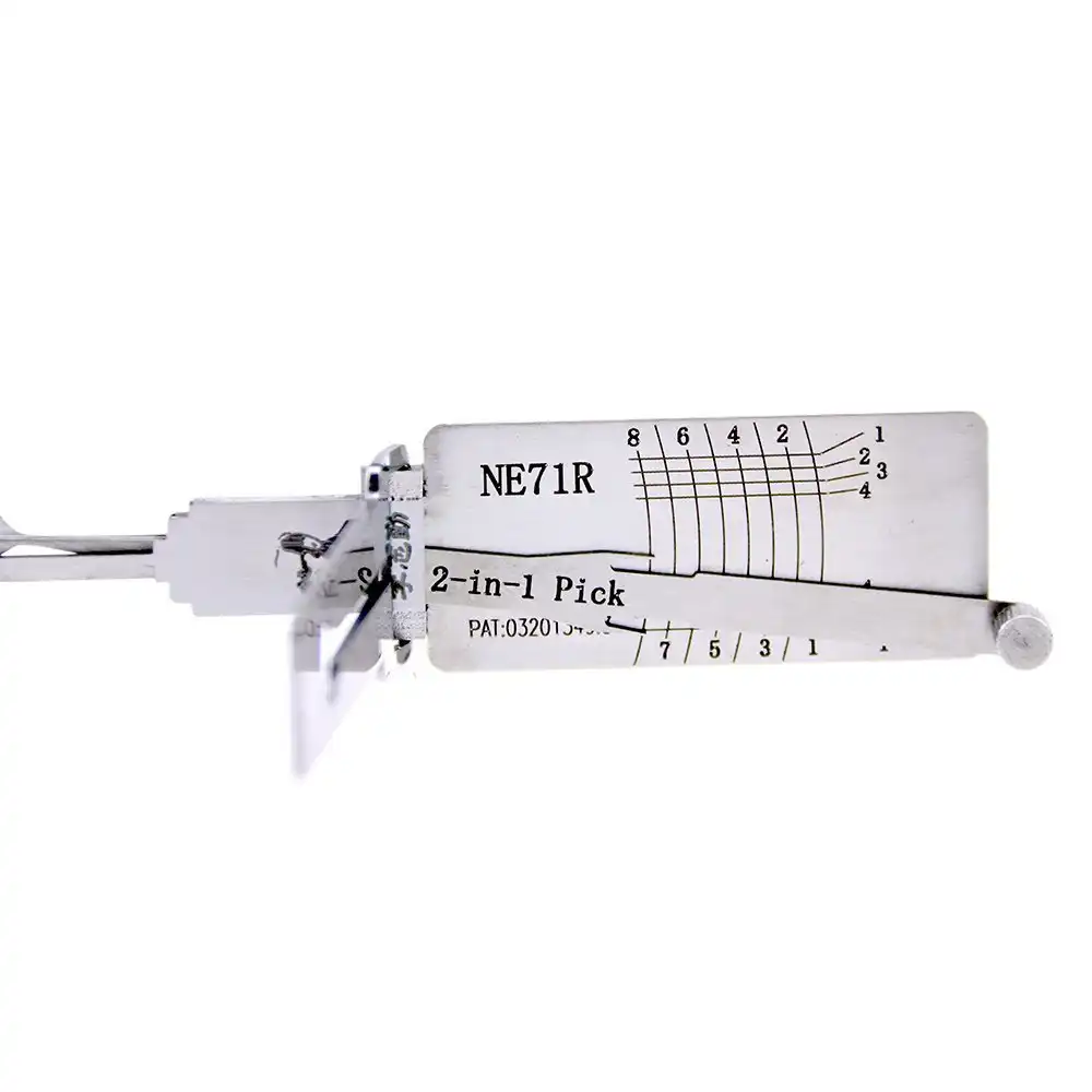 Classic Lishi NE71R 2-in-1 Decoder and Pick for Honda, Range Rover