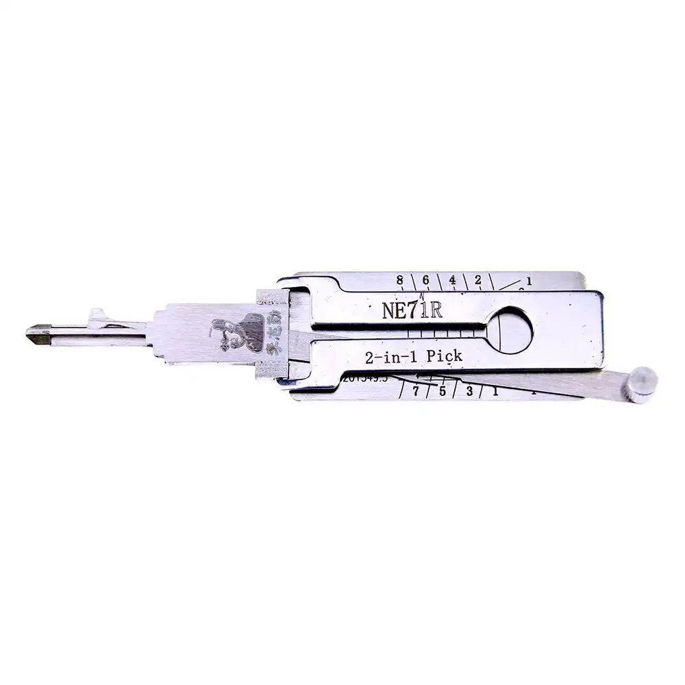 Classic Lishi NE71R 2-in-1 Decoder and Pick for Honda, Range Rover