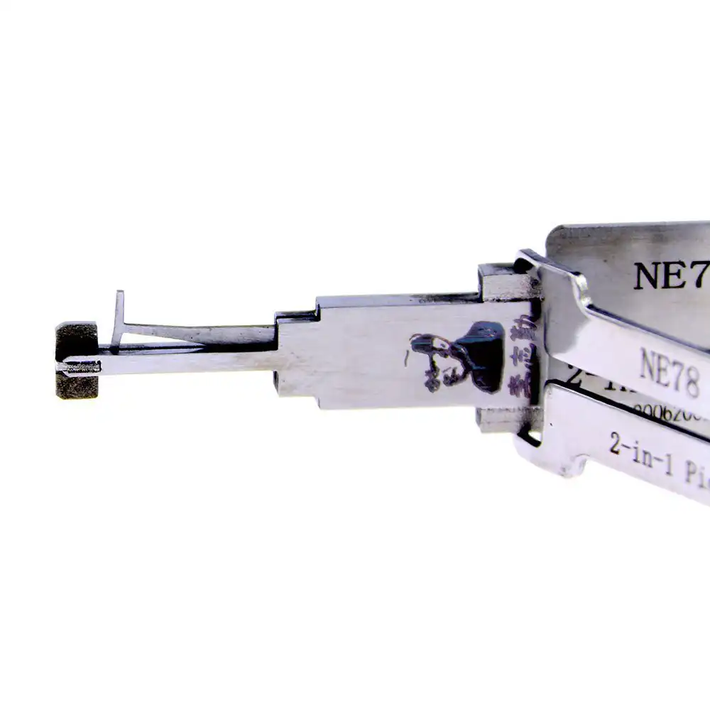 Classic Lishi NE78 2-in-1 Decoder and Pick for Peugeot - Classic Lishi