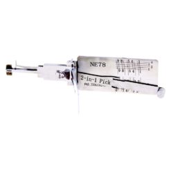Classic Lishi NE78 2in1 Decoder and Pick for Peugeot