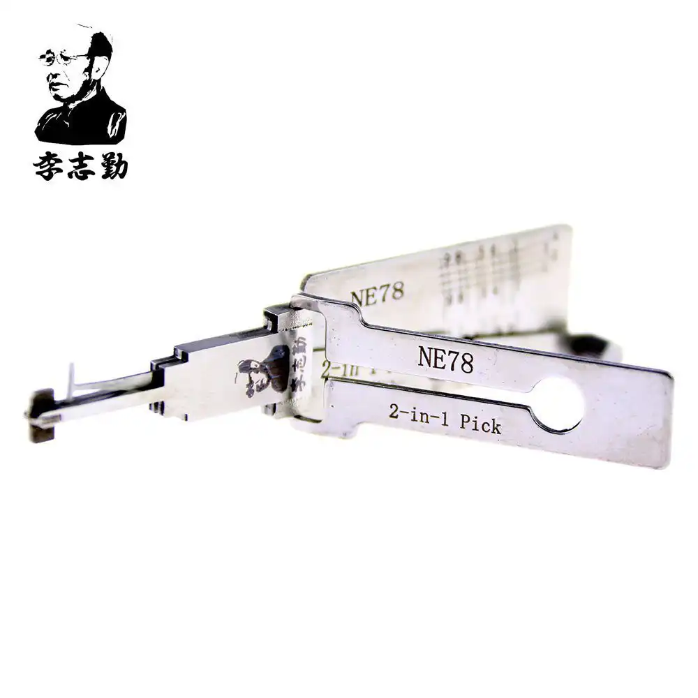 Classic Lishi NE78 2-in-1 Decoder and Pick for Peugeot - Classic Lishi