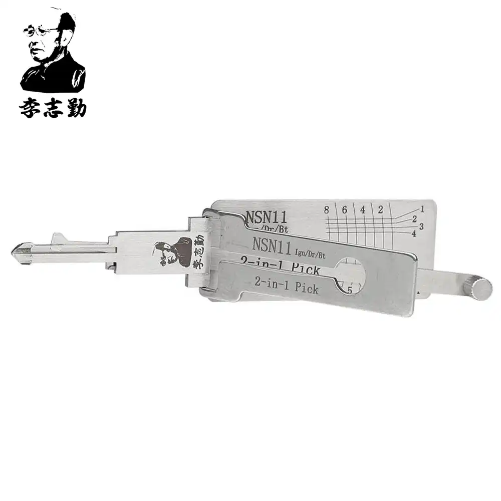 Classic Lishi NSN11 2-in-1 Decoder and Pick for Nissan, Infiniti