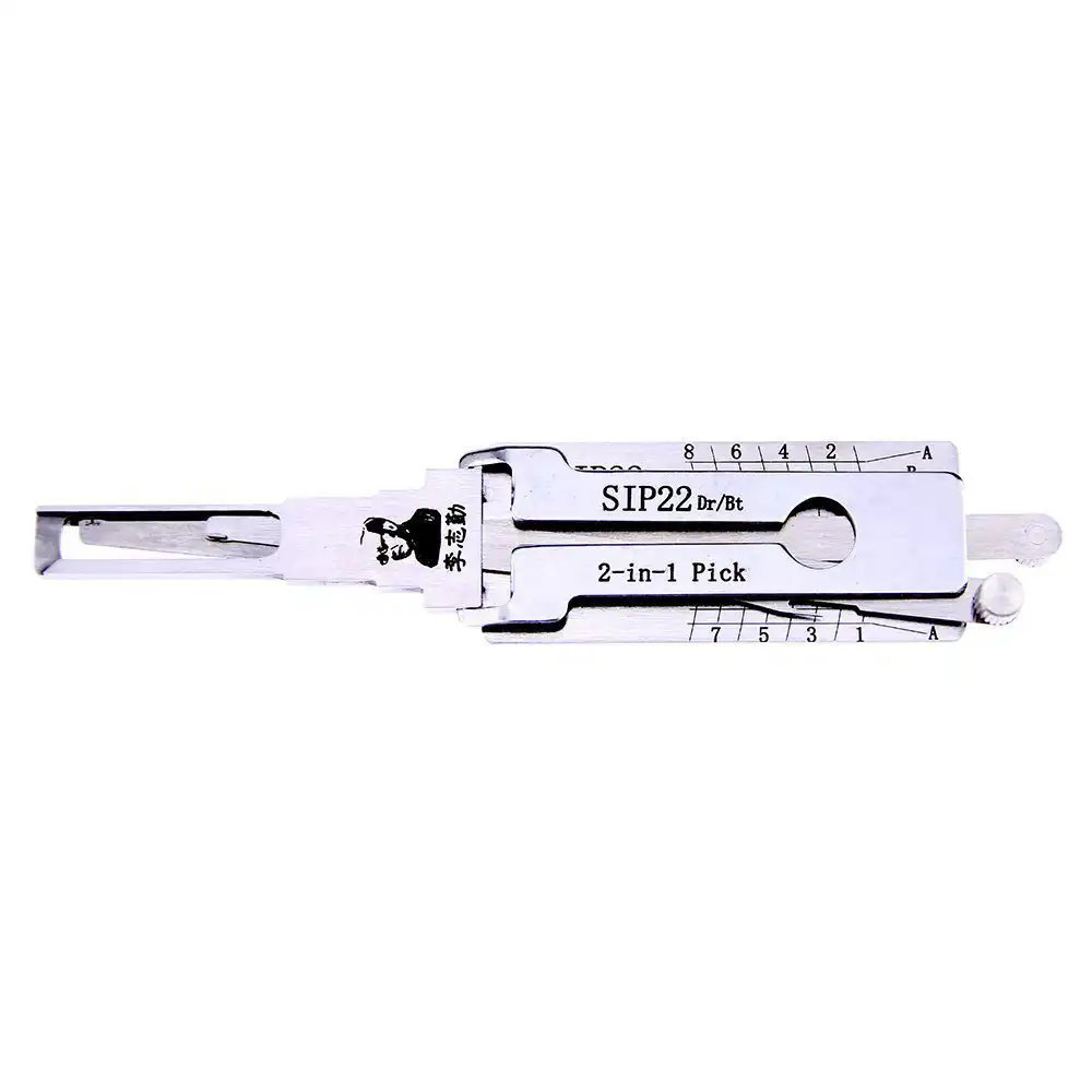 ◾️ SERENDIPITY 6′4 ×22 1/4 × 2 1/2 MSP Classic Lishi SIP22 2-in-1 Decoder and Pick for FIAT - Classic Lishi