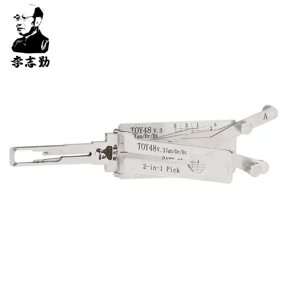 その他 LISHI TOY48 V.3 2-in-1 Pick TOYOTA LEXUS Classic Lishi TOY48 2-in-1 Decoder and Pick for Toyota/Lexus