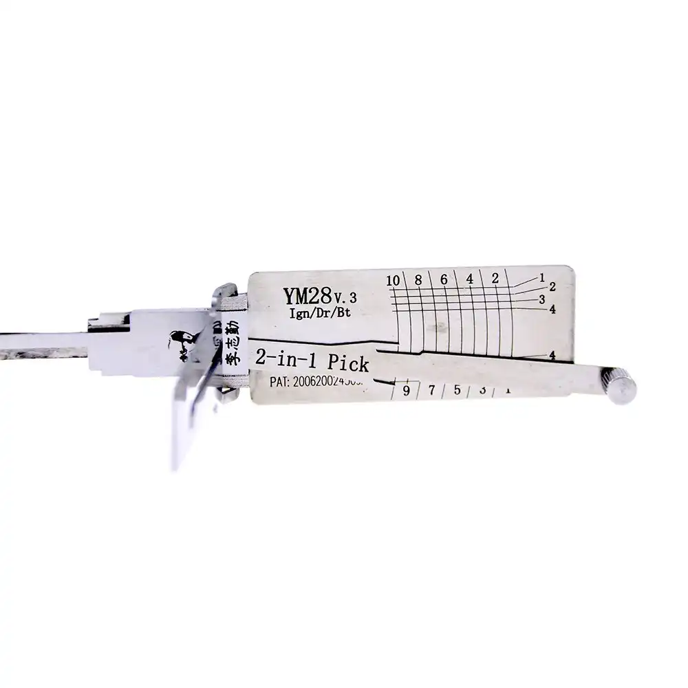 Classic Lishi YM28 2-in-1 Decoder and Pick for Vauxhall/Opel