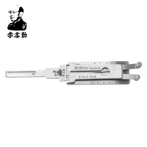 Classic Lishi HU100(10) GM 10-Cut 2-in-1 Decoder and Pick for GM, Cadillac, Chevrolet