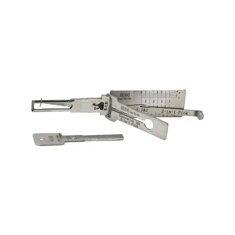 Classic Lishi HU66 (Single Lifter) 2-in-1 Decoder and Pick for VAG