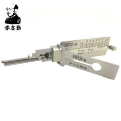 Classic Lishi BE2-6 2-in-1 Pick & Decoder for BEST “A” 6 Pin SFIC Cylinders