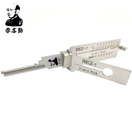 Classic Lishi BE2-7 2-in-1 Pick & Decoder for BEST “A” 7 Pin SFIC Cylinders