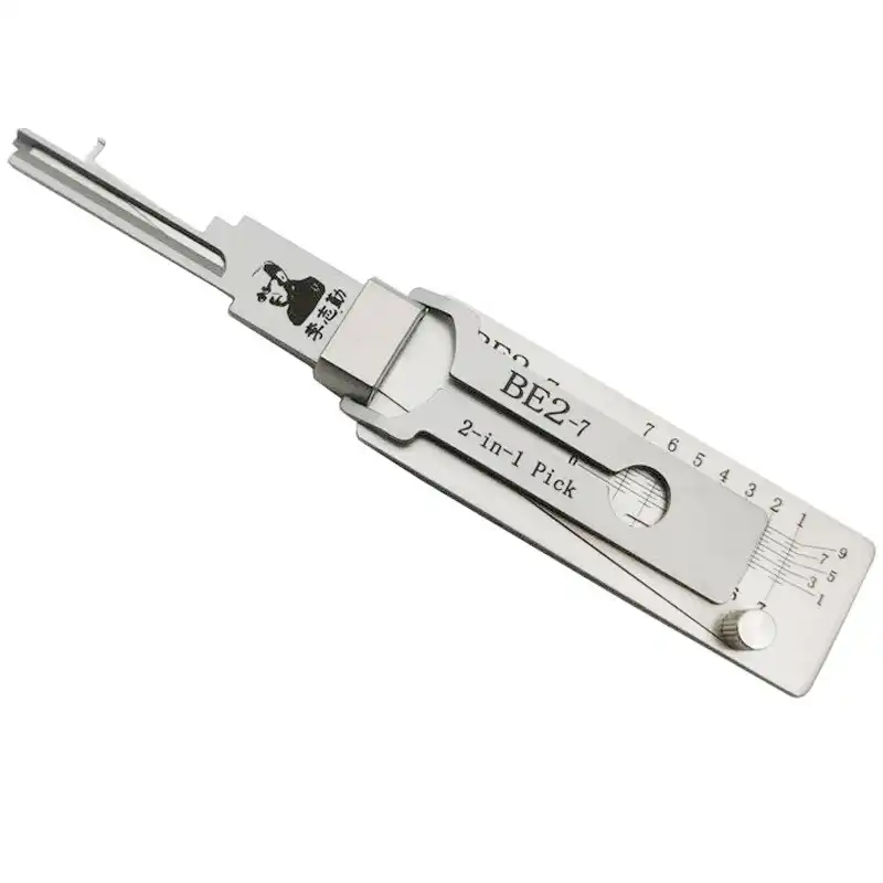Classic Lishi BE2-7 2-in-1 Pick & Decoder for BEST “A” 7 Pin SFIC