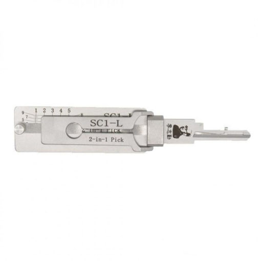 Classic Lishi SC1-L (Reverse Handing) 2-in-1 Pick & Decoder for 5-Pin Schlage Keyway