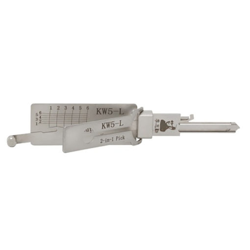 Classic Lishi KW5-L (Reverse Handing) 2-in-1 Pick & Decoder for 6-Pin Kwikset Keyway