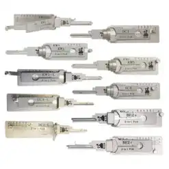 Classic Lishi Residential Tools Bundle of 10 – KW1 / KW1-L / KW5 / KW5-L / SC1 / SC1-L / SC4 / SC4-L / BE2-6 / BE2-7